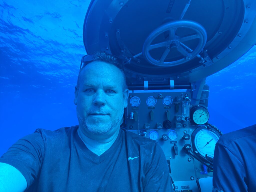 Stunning Underwater View During Ocean Research Expedition - Deepwater Exploration Mission